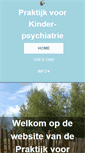 Mobile Screenshot of praktijkvoorkinderpsychiatrie.be